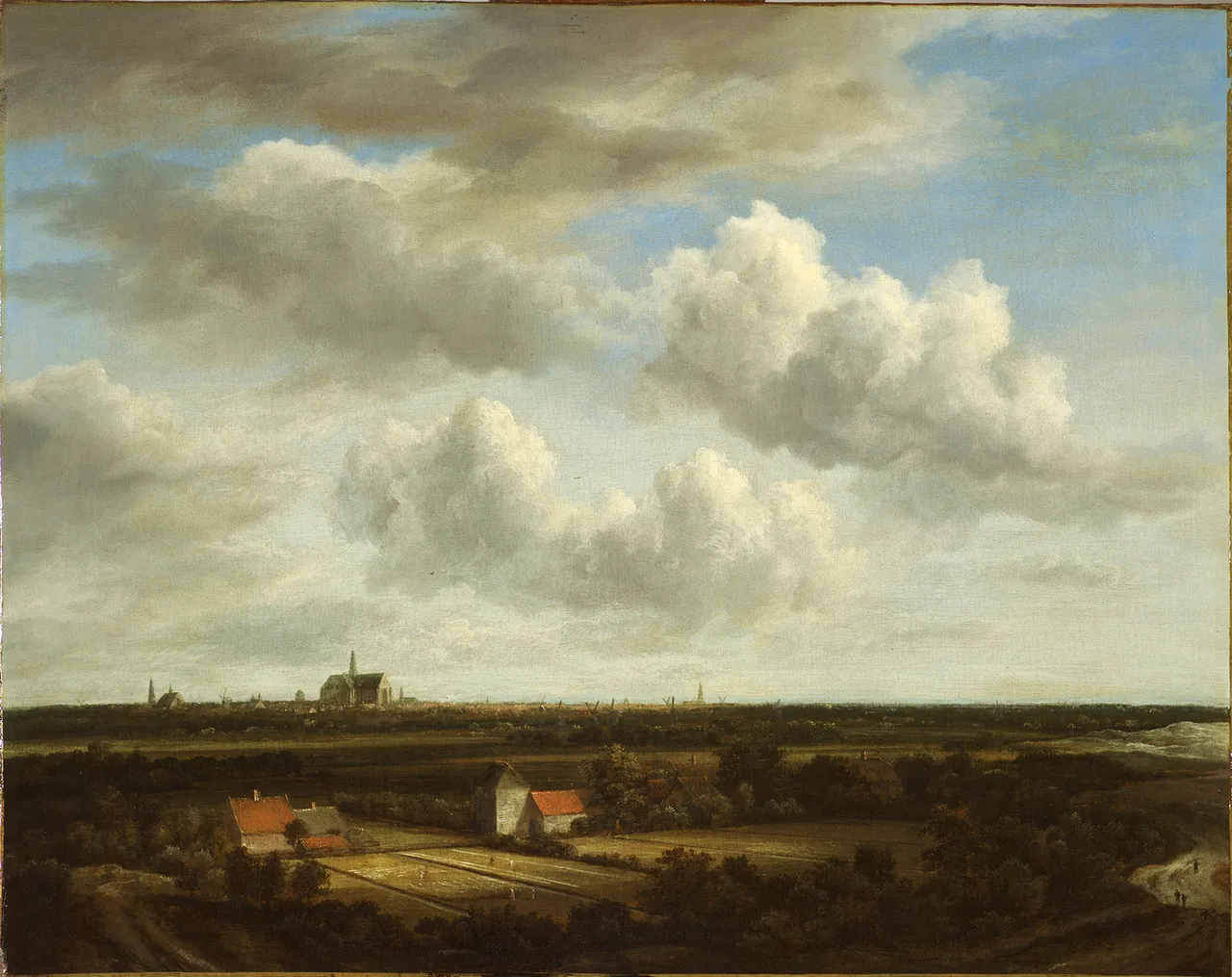 02 jacob van ruisdael gezicht op de bleekvelden nabij haarlem ca 1665 70 doek part coll