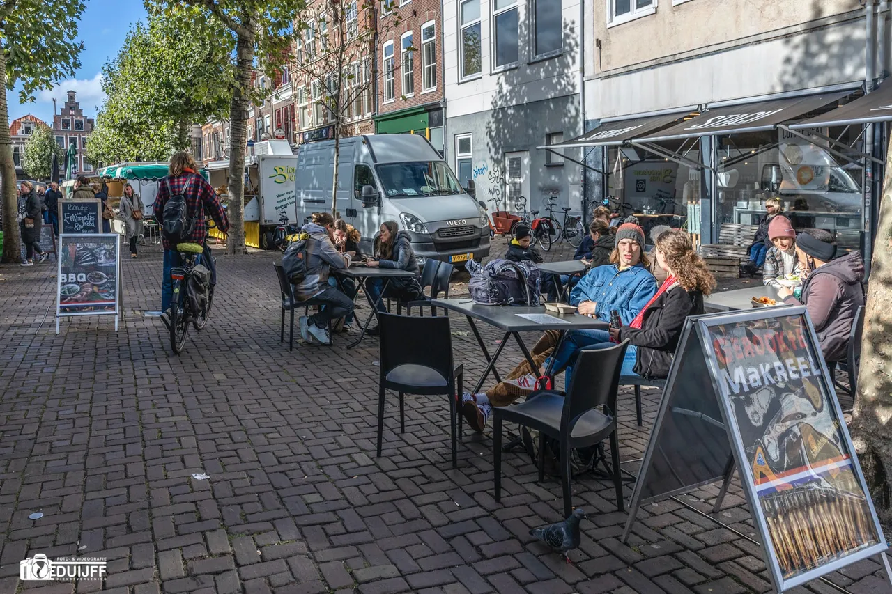 botermarkt bij viskraam