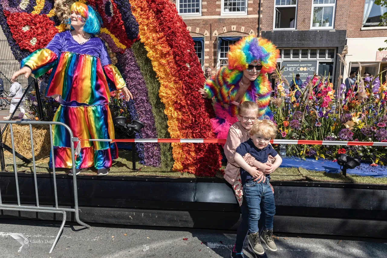 kids en figuranten