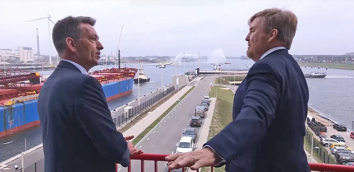 koning op bordes