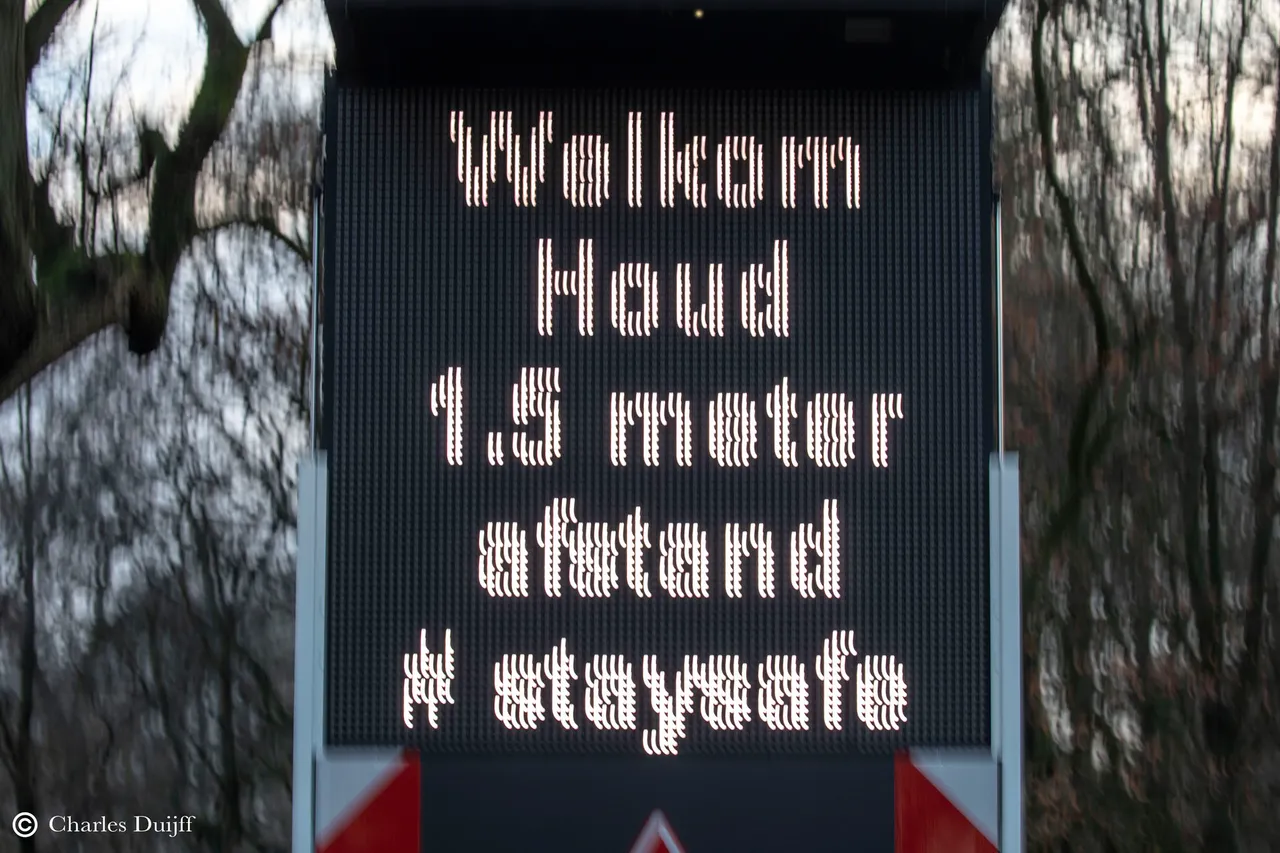 lichtbord 15 mtr