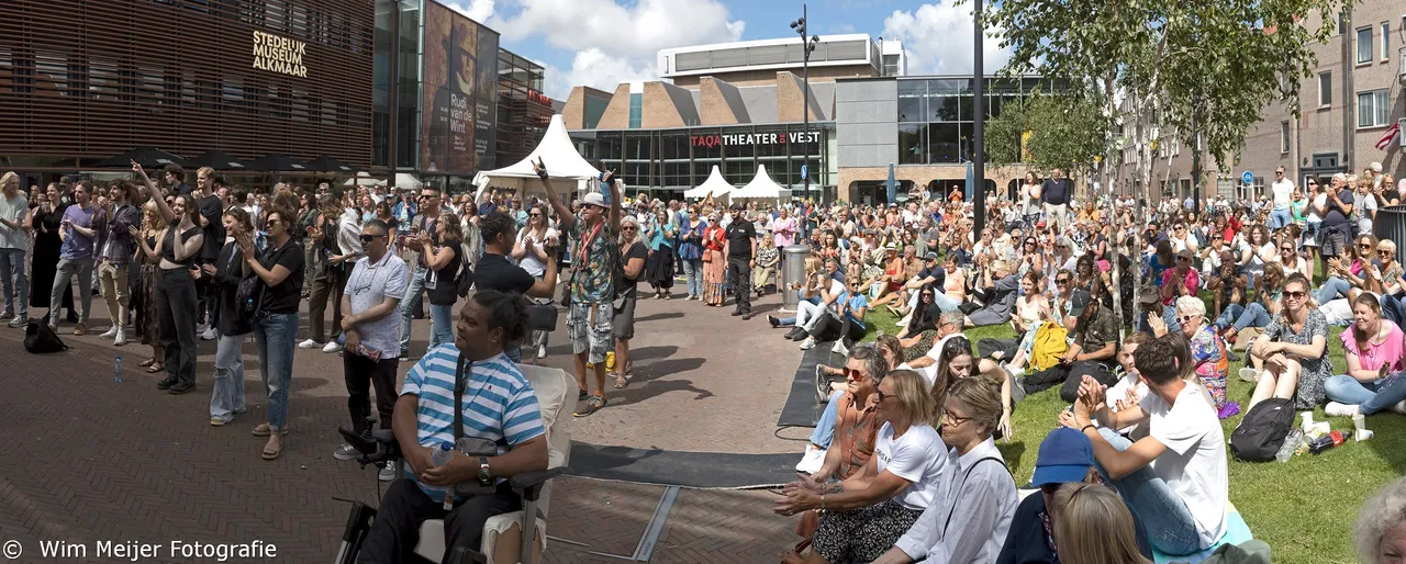 panorama zomer op het plein wim meijer fotografie