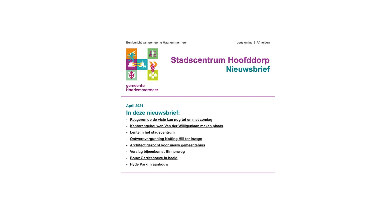 nieuwsbrief gemeente