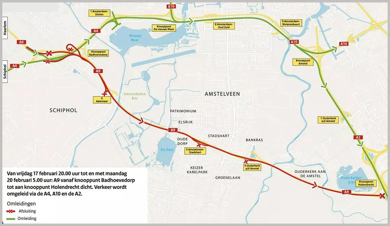 route badhoevedorp