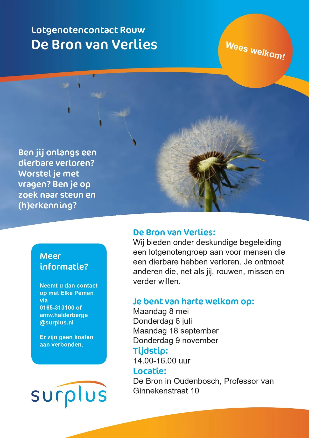 flyer lotgenotengroep rouw bron van verlies 1