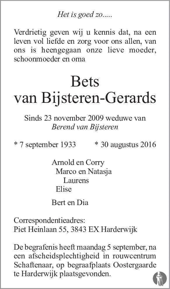 bets van bijsteren