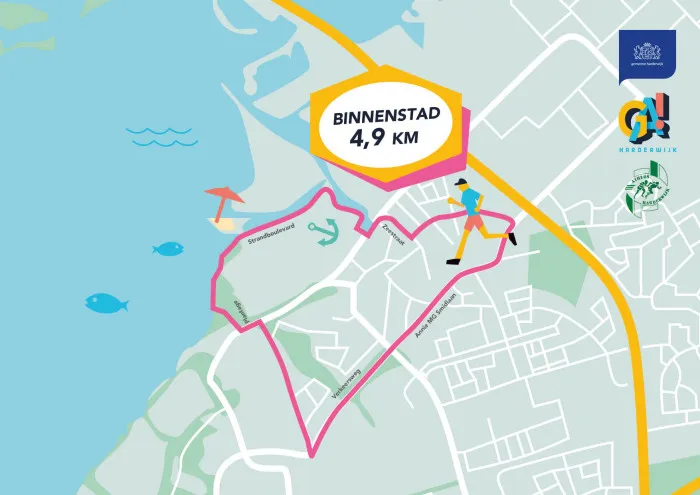 gh beweegroutes binnenstad