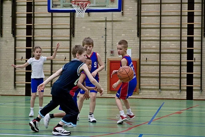 basketbal dribbel