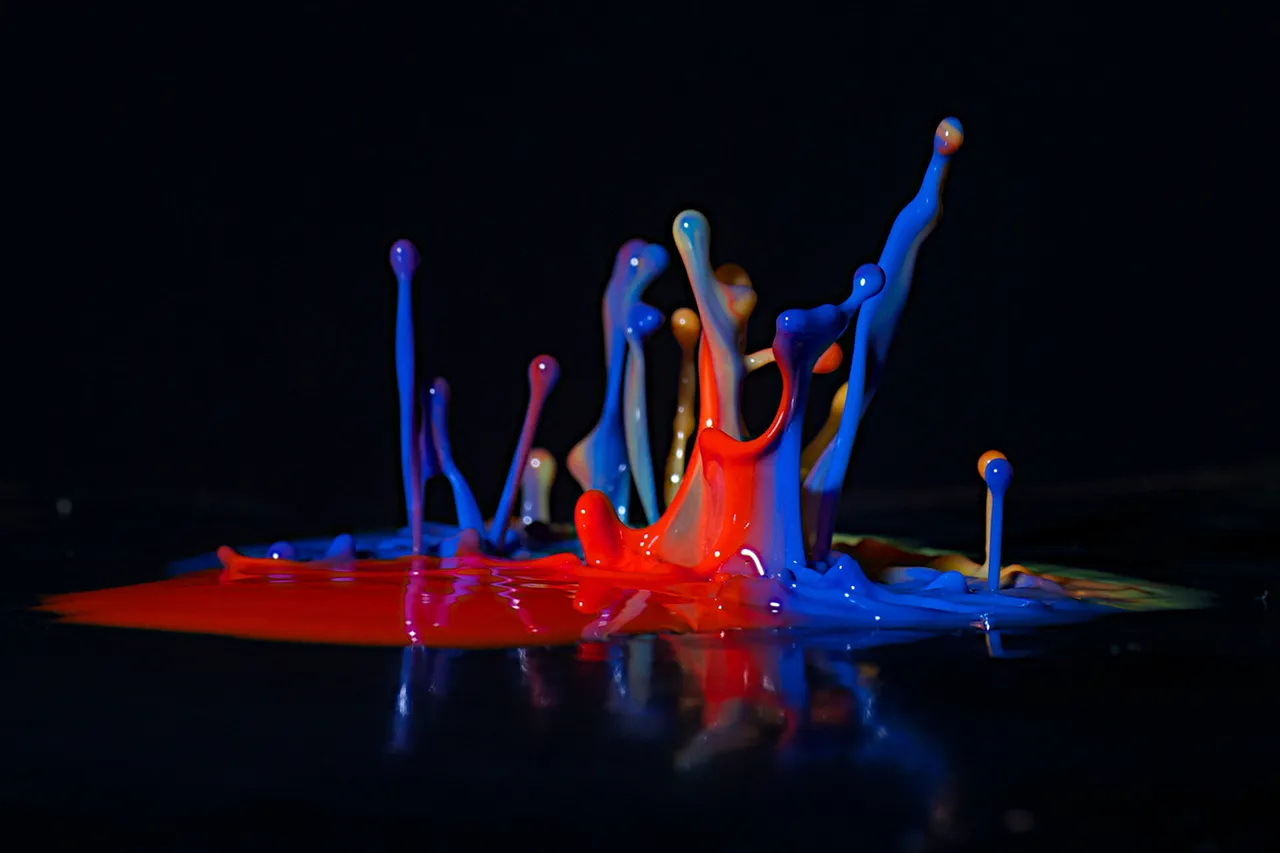 druppel en vloeistoffotografie