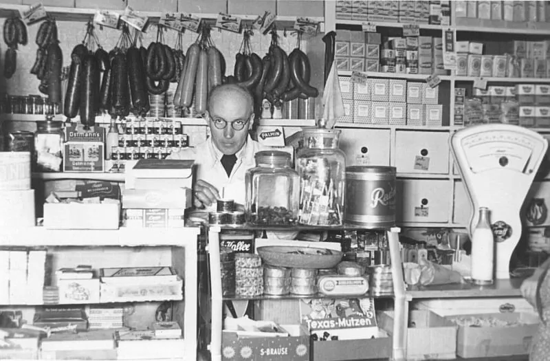 lebensmitteleinzelhandel in den 1950er
