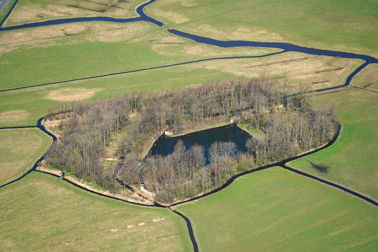 luchtfoto eendenkooi uitgeest aerovista luchtfotografie kl