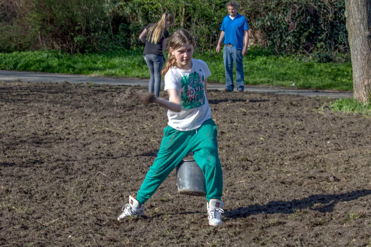actiefoto zaaien
