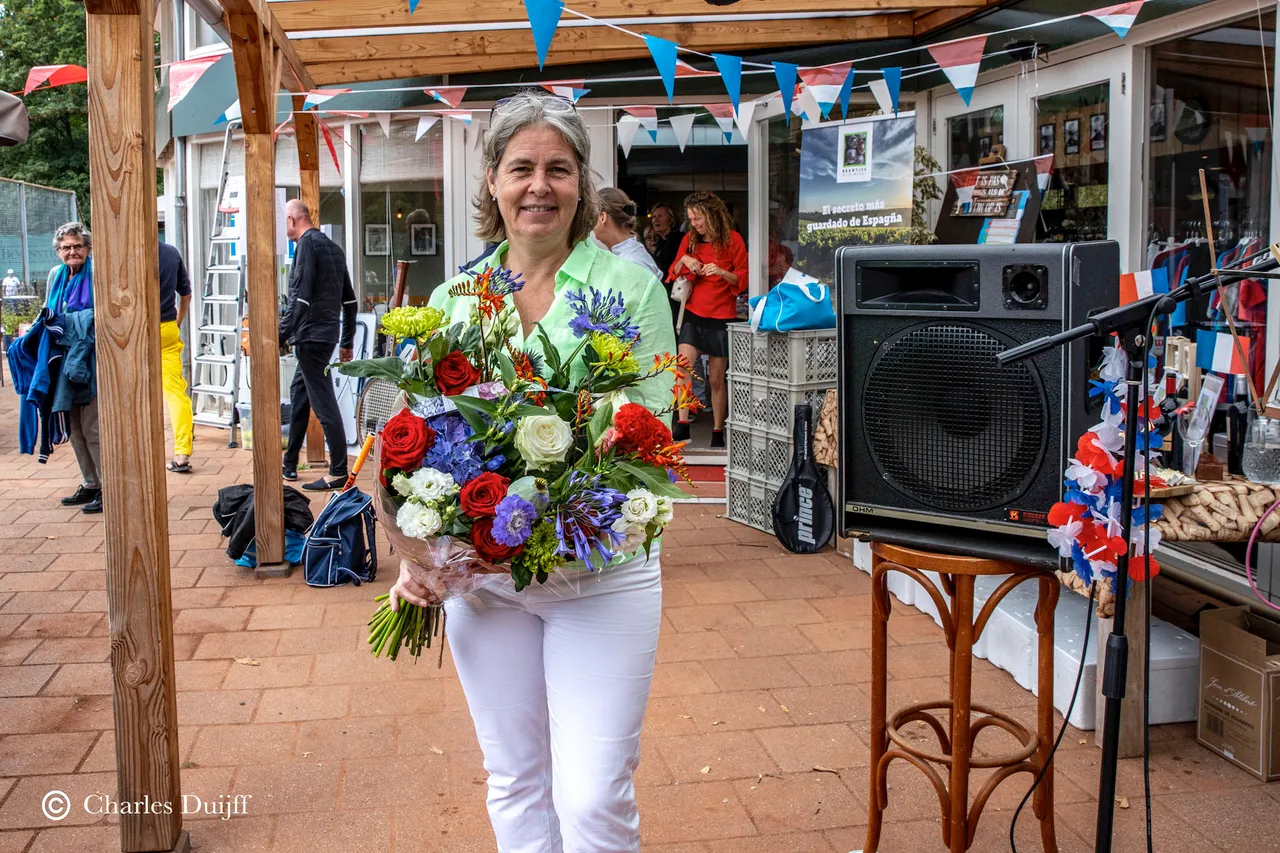 burg en bloemen