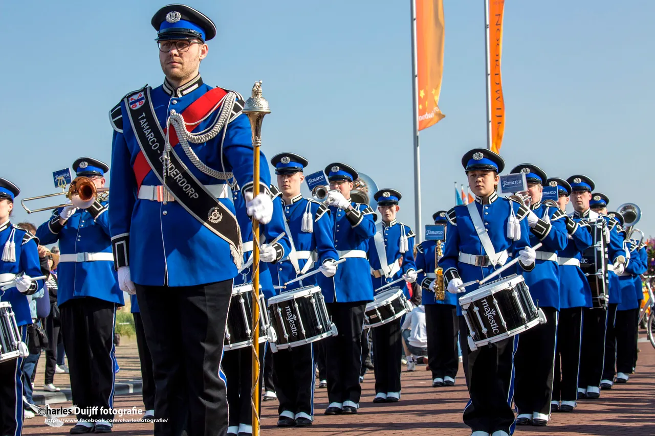 drumband blauw