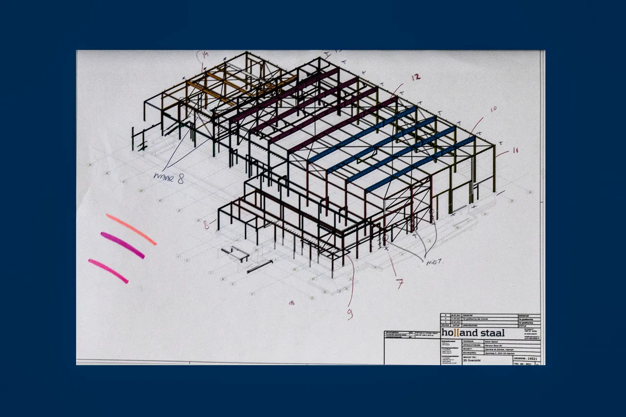 staalconstructie tekening