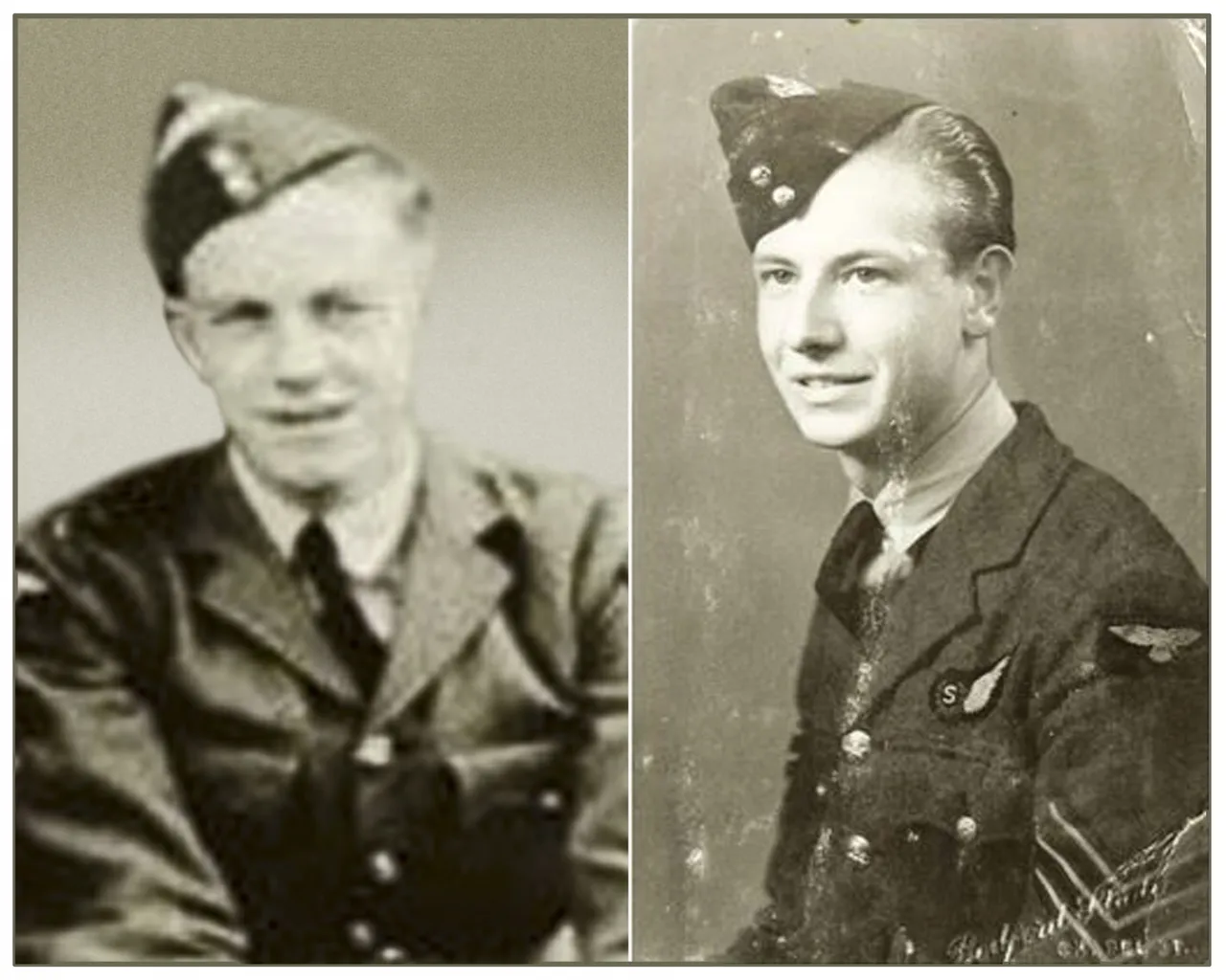 1910 twee militairen