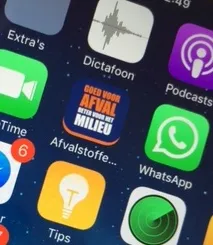 app op telefoon klein