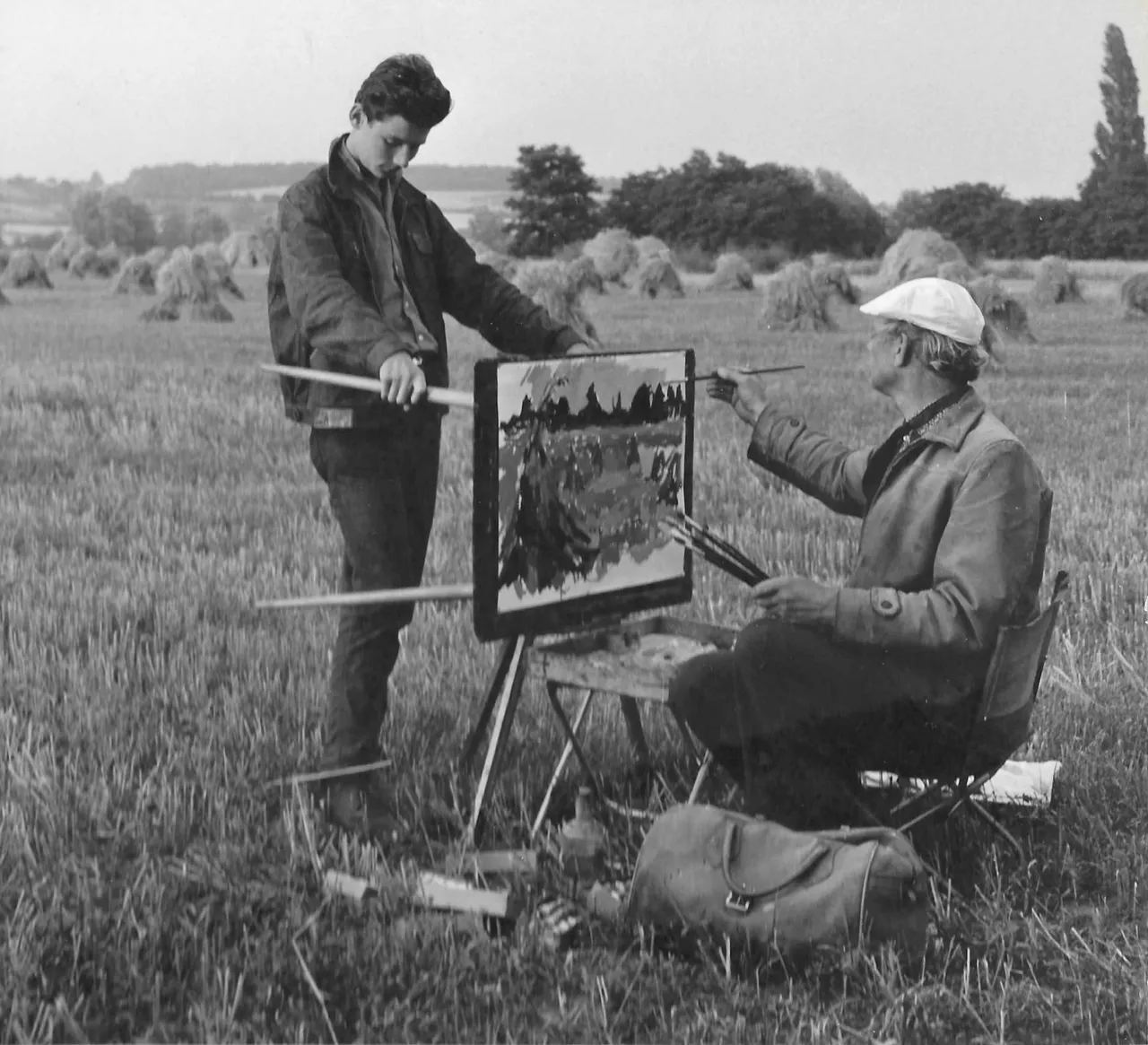 henri met vader kees bol frankrijk 1962 foto rees diepen brabant collectie universiteitsbibliotheek tilburg