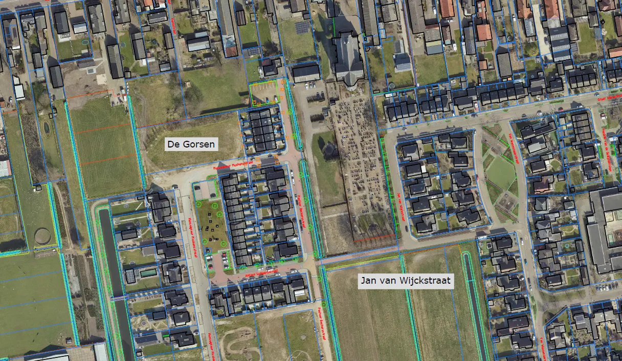 luchtfoto 30 woningen elshout