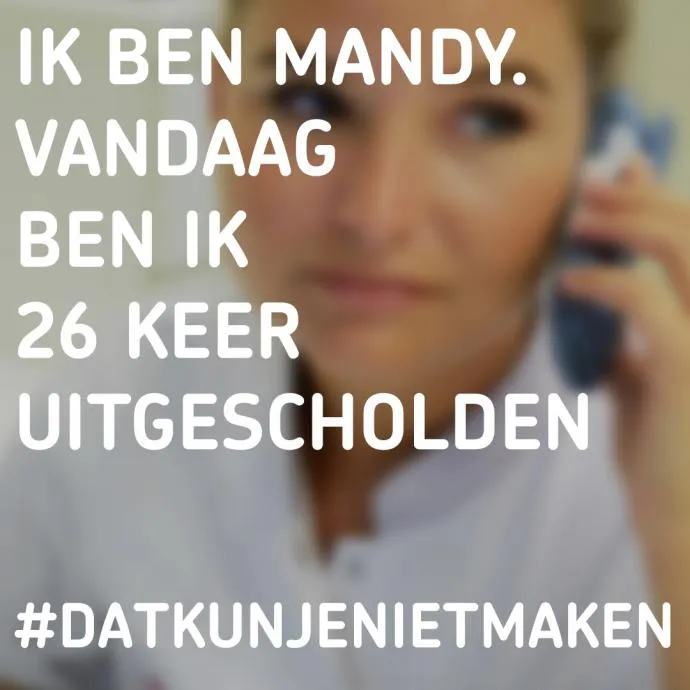 nieuws 20201012 anti agressie campagne mandy