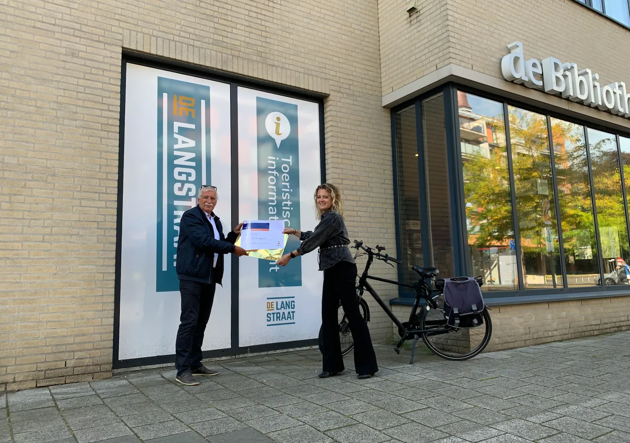 overhandiging cheque