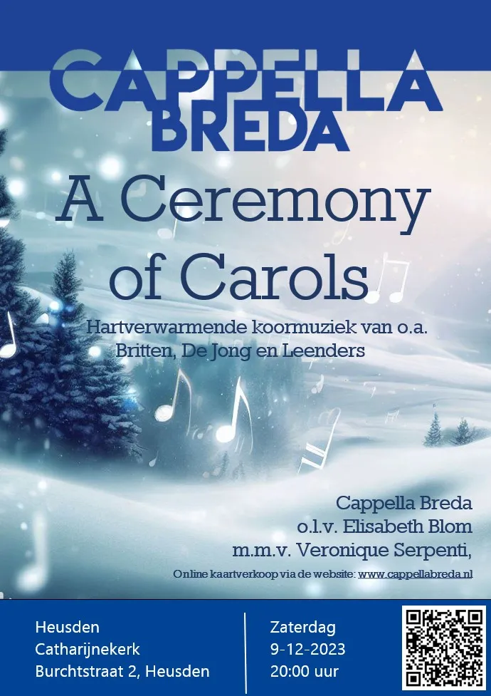poster flyer kerstconcert 2023 heusden 1