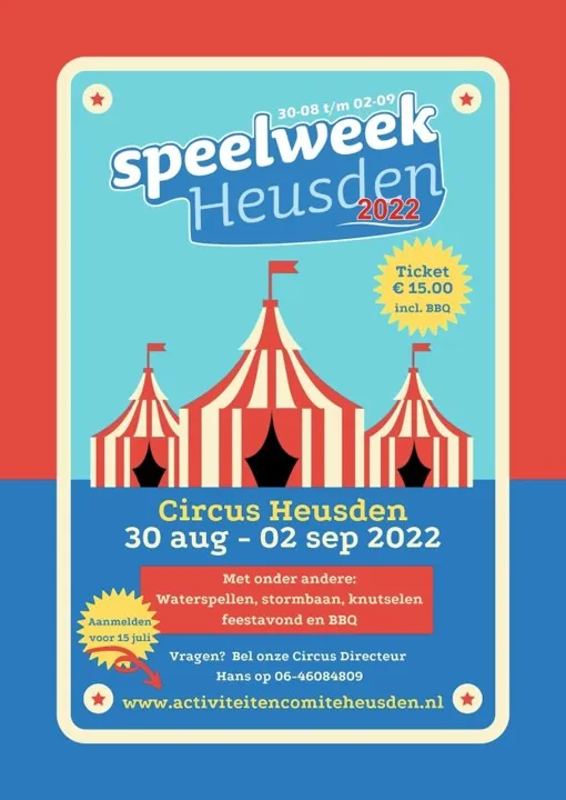 speelweek heusden 2022