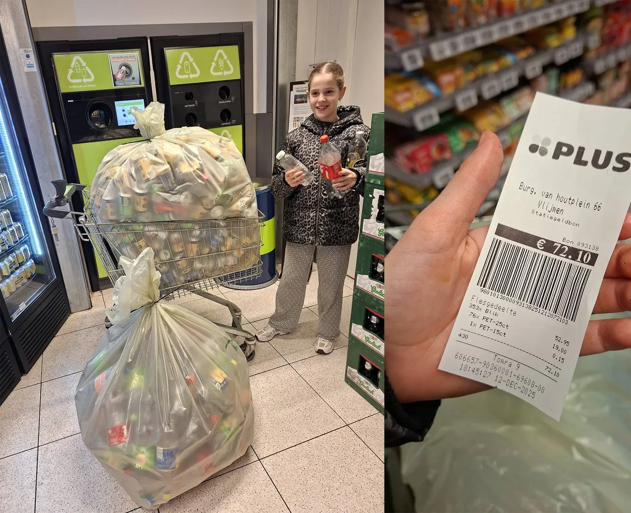 Tijdens schrijven dit artikel kon Aaf de laats ontvangen gift nog even tonen.