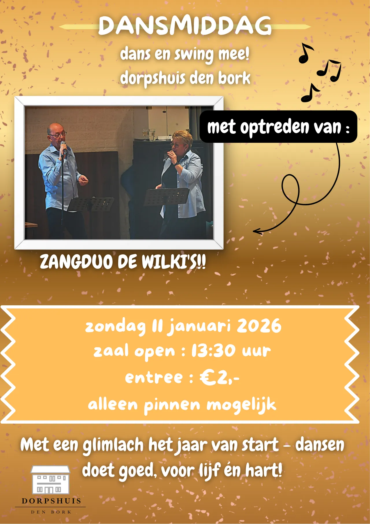 Dans middag poster