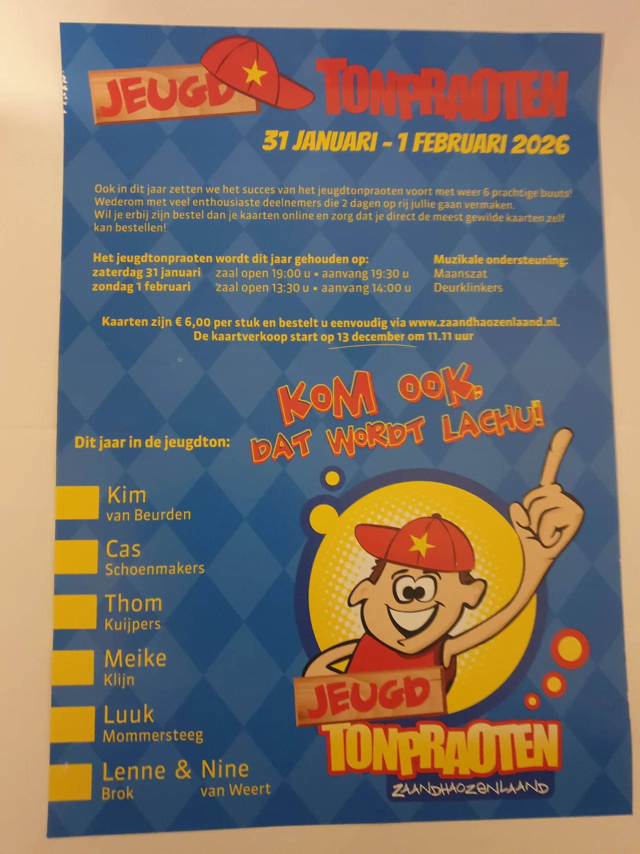Flyer jeugdtonpraoten 2026