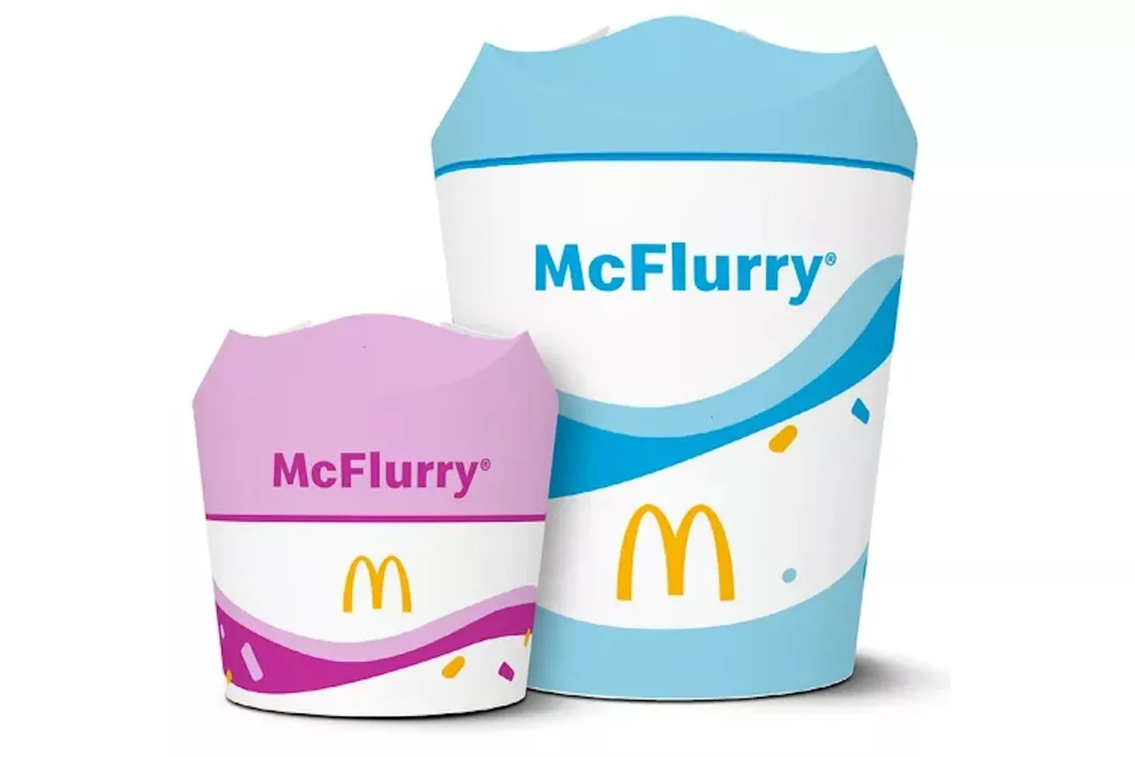 De nieuwe McFlurry en een kleinere variant