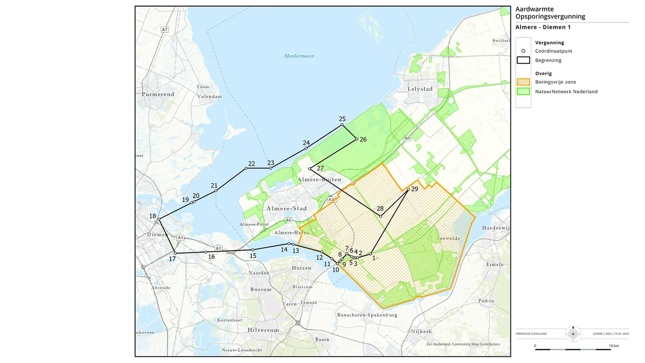 aardwarmte opsporingsvergunning almere diemen 1