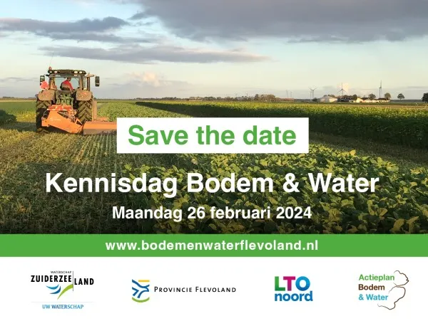 save the date kennisdag 2024 c2a9 bodem en water flevoland