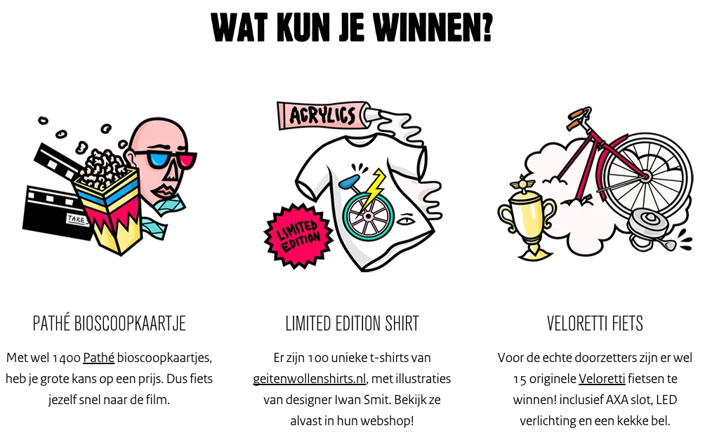 fietsmodus app wat kun je winnen