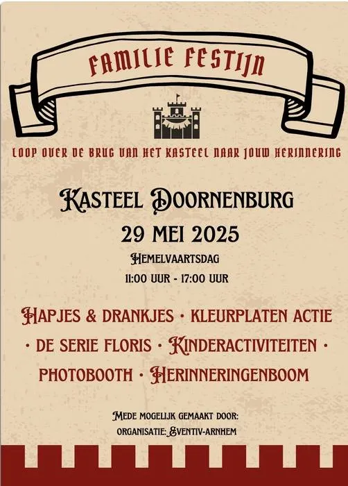 familie festijn kasteel doornenburg