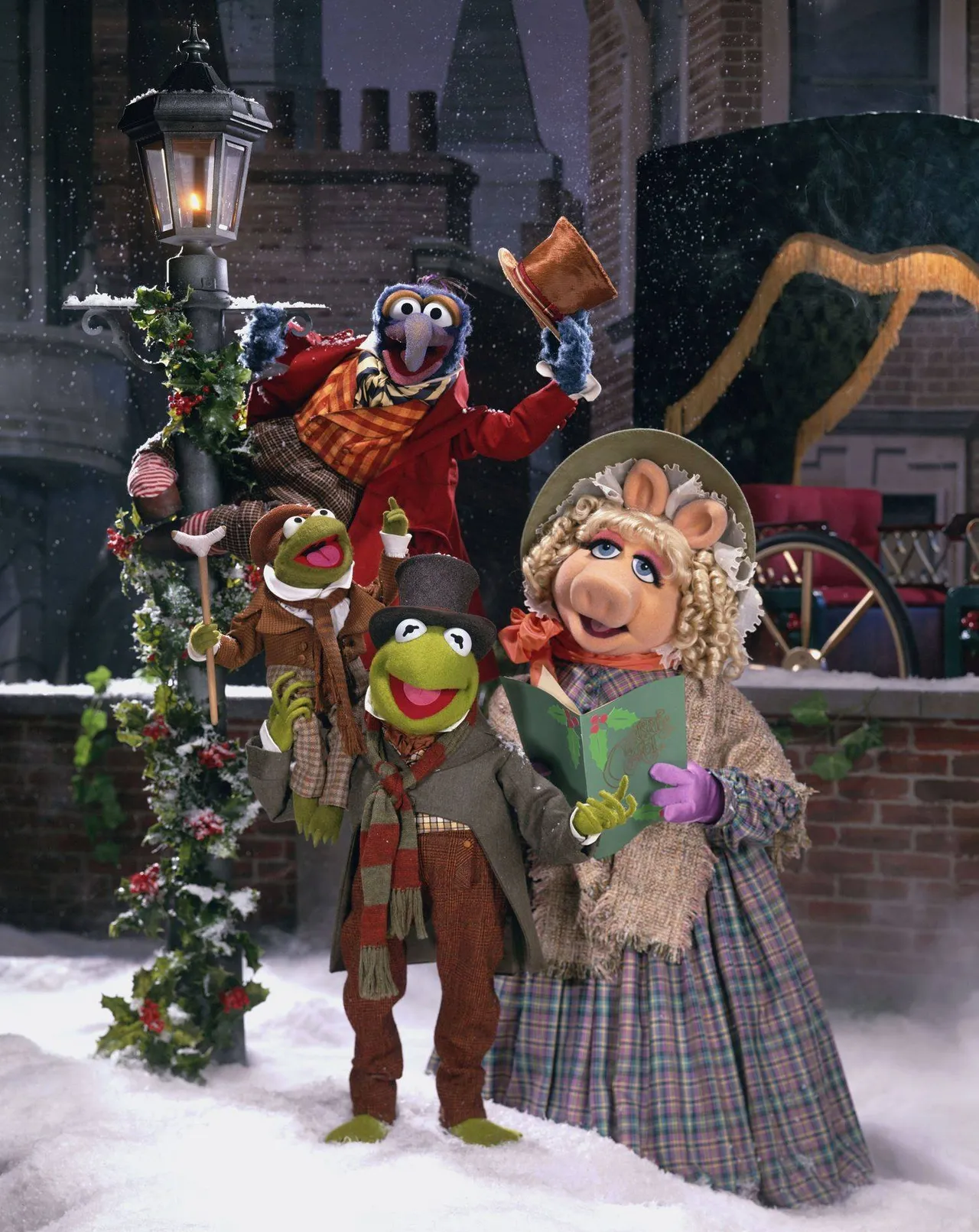 Muppet christmas carol snow