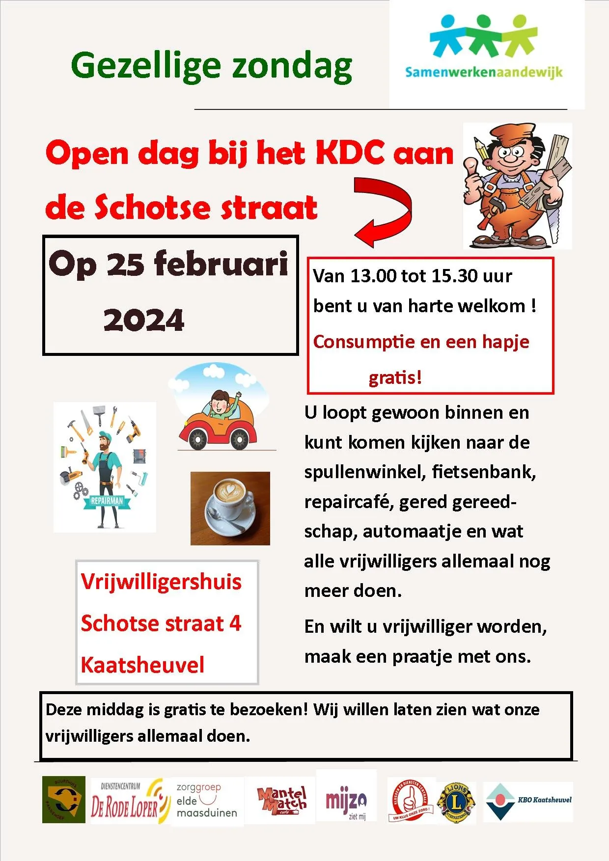 gezellige zondag kdc open middag 25 02 2024