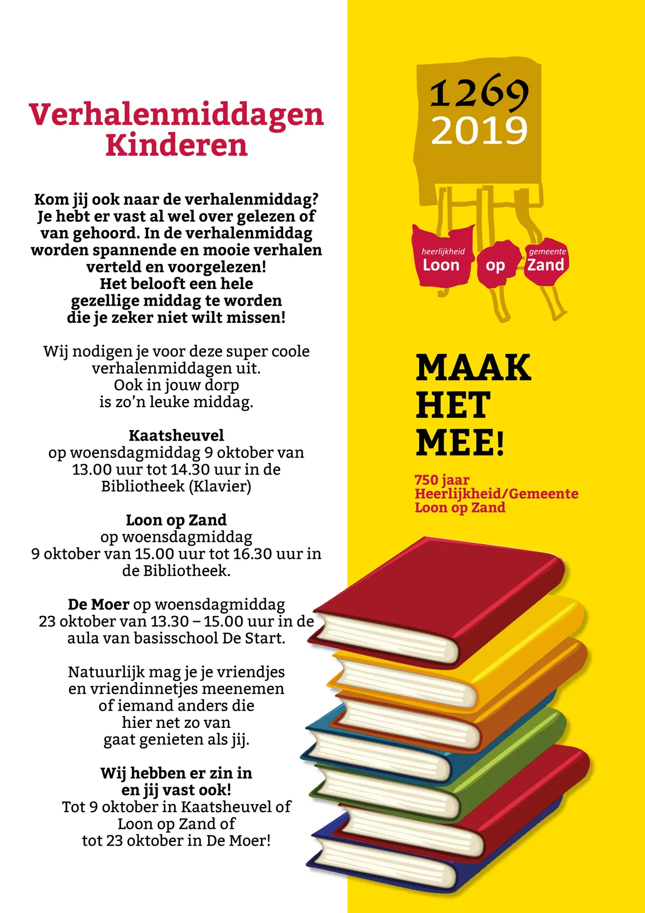 poster verhalenmaand kinderen