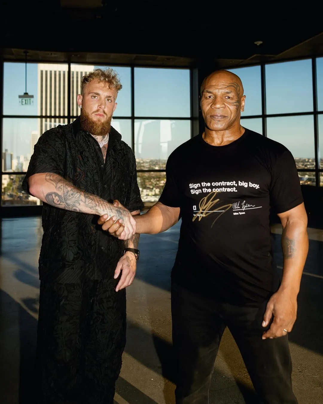 jake paul vecht tegen mike tyson