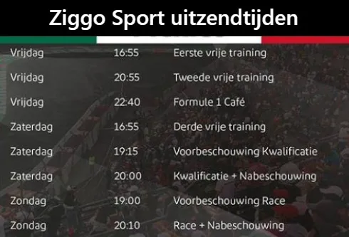 uitzendtijden 1