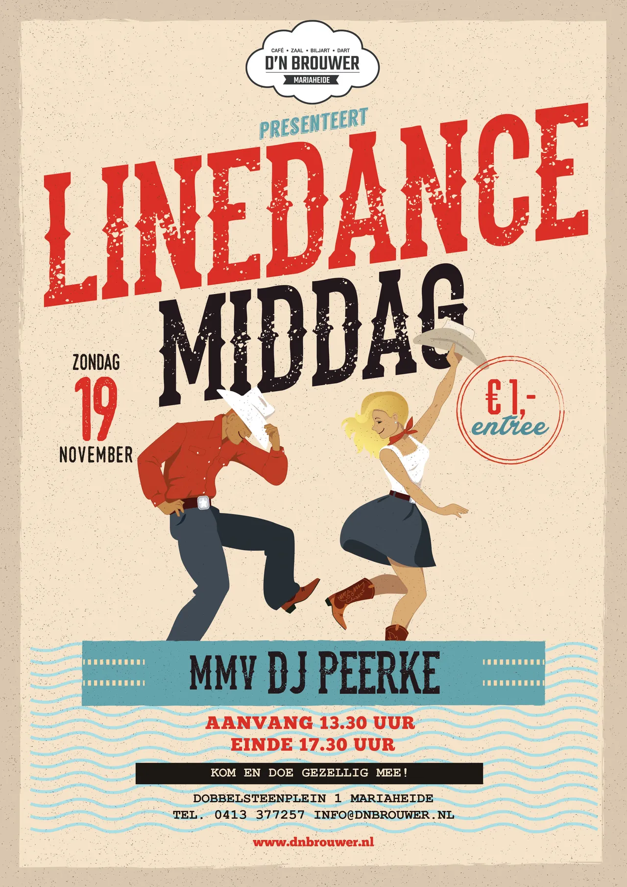 line dance middag 19 november