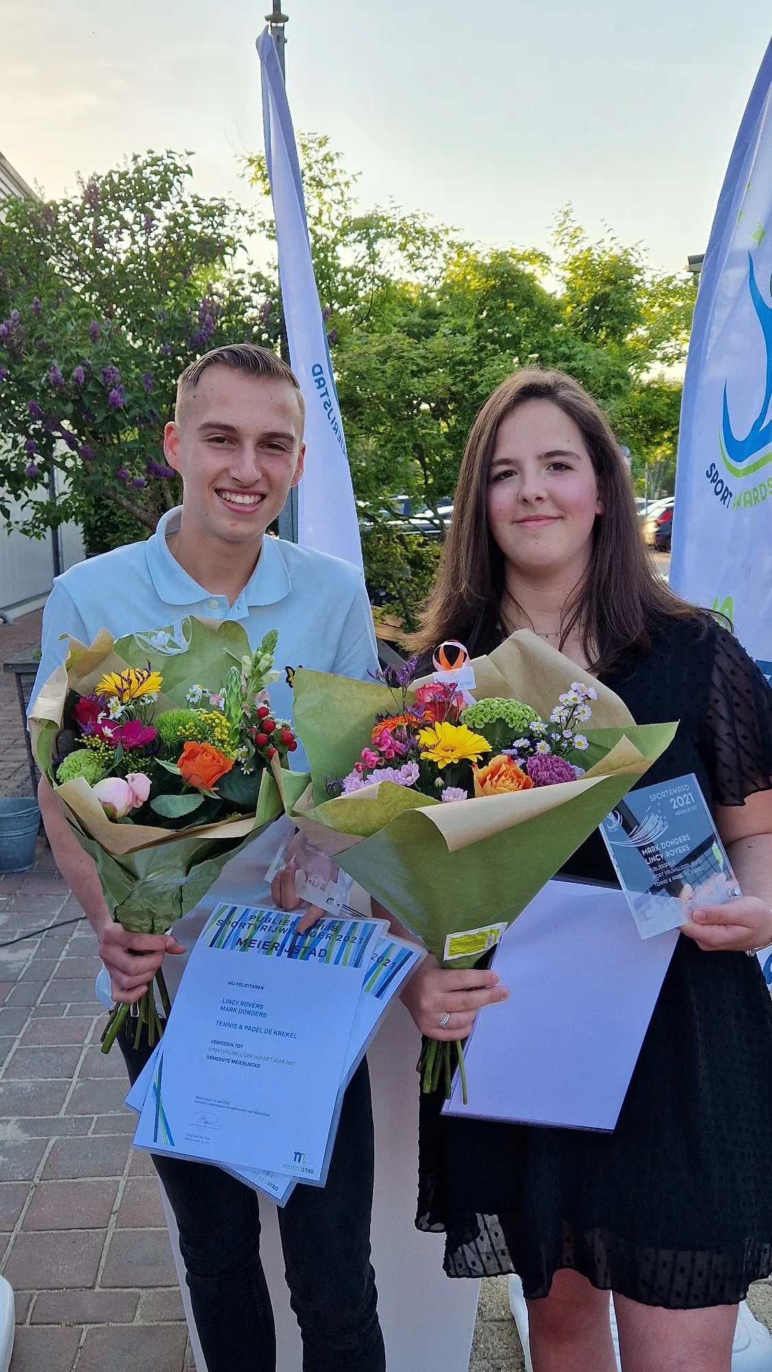 mark donders en lincy rovers tennis en padel de krekel publieksprijs