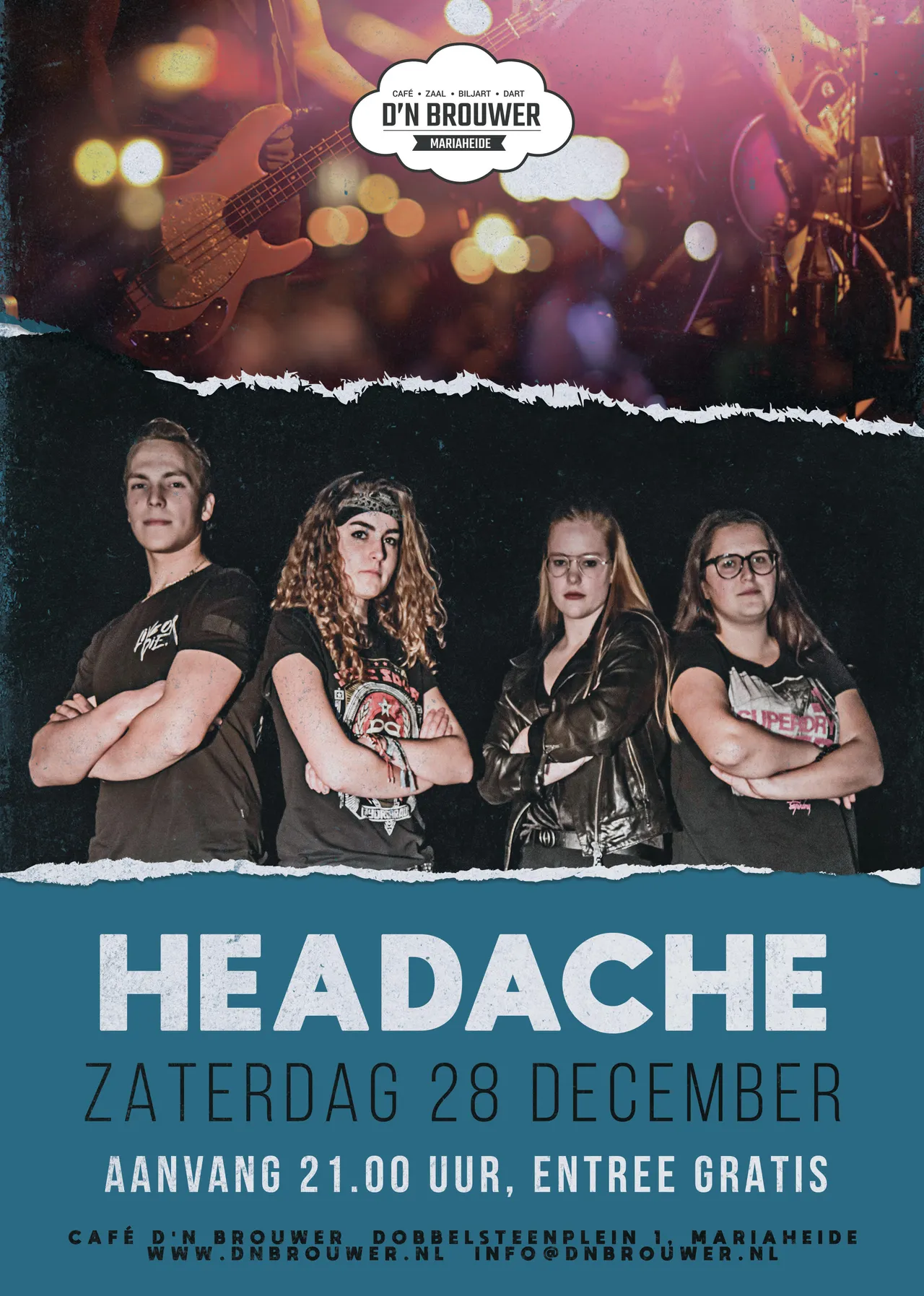 zaterdag 28 dec headache