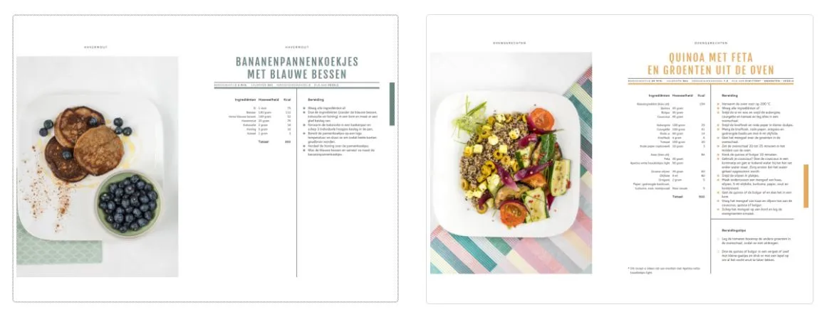 recept lunch en diner