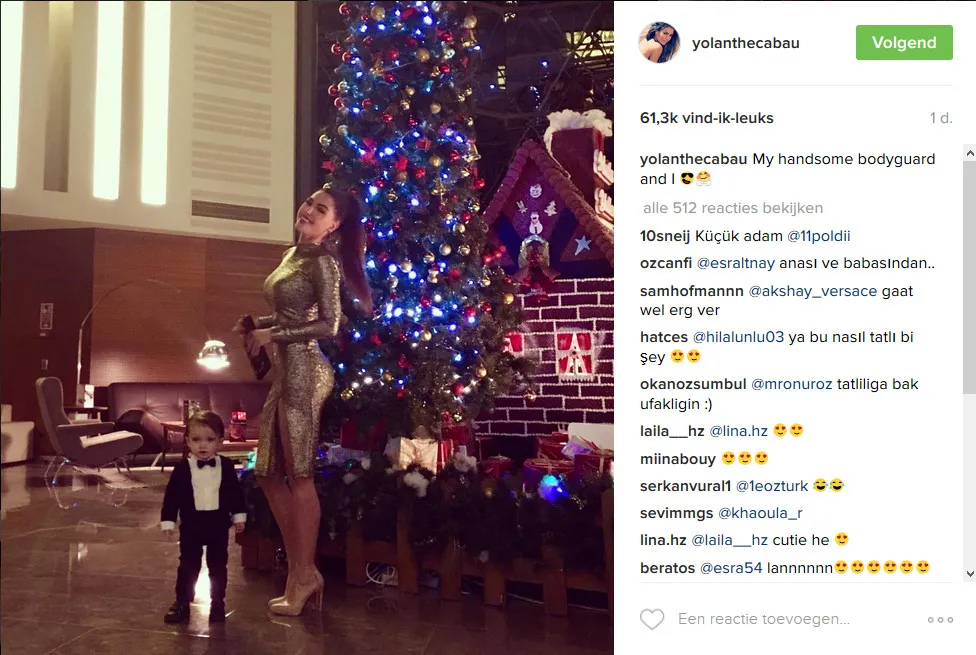 yolanthe sneijder cabau kerst