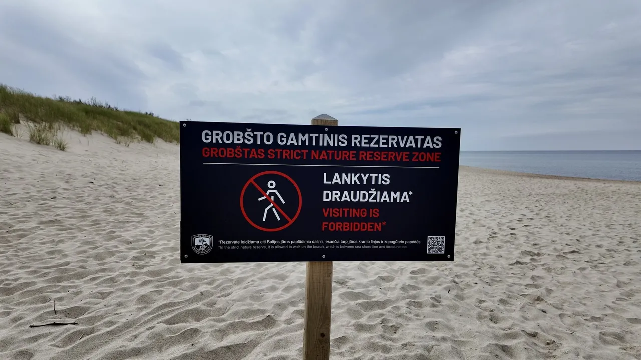 Paplūdimys Nidoje ties Grobšto rezervatu / Kas vyksta nuotr.