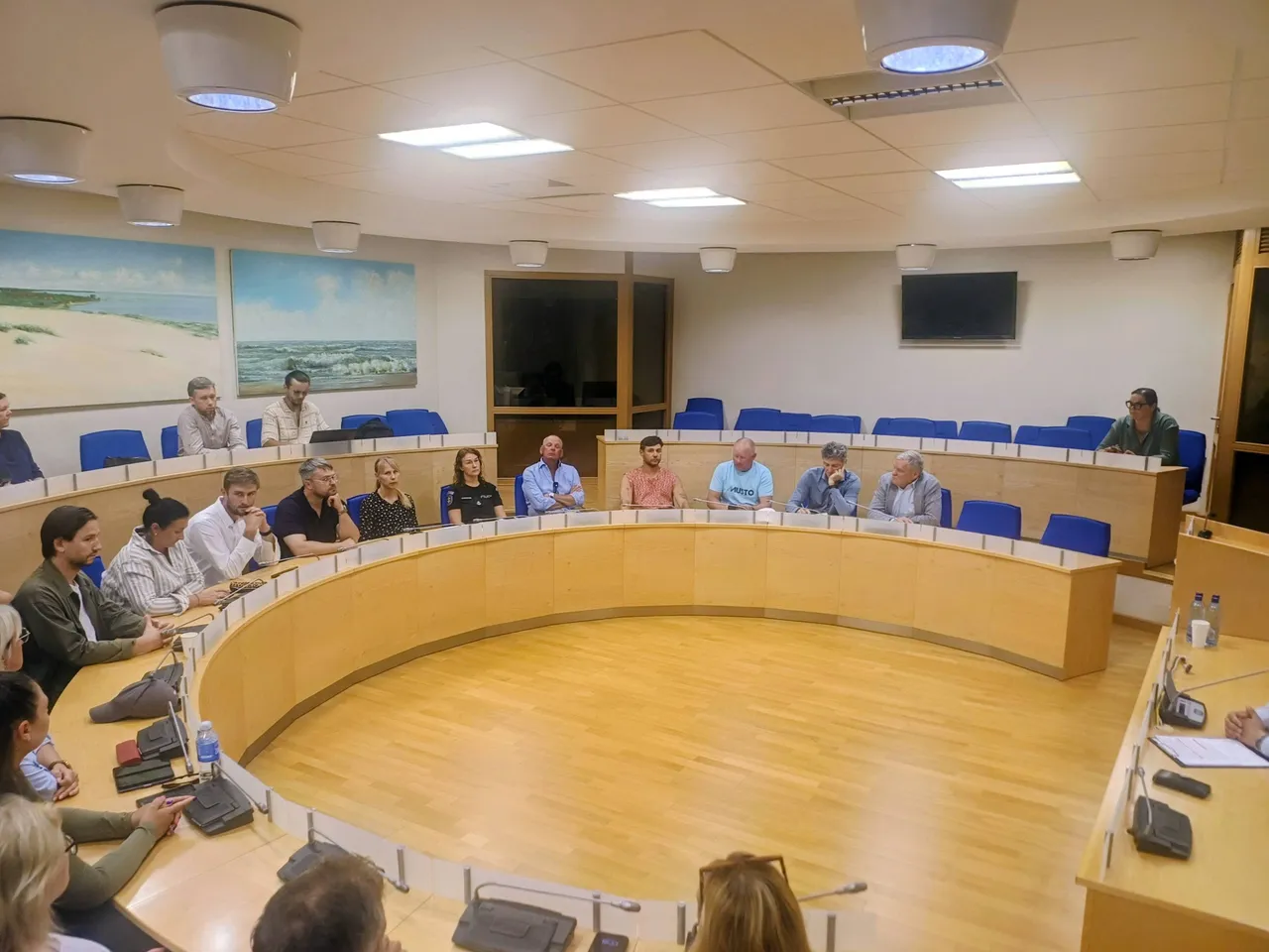 Diskusija „Ką galime daryti, kad renginiai būtų saugūs“ (A. Znamerovskio nuotr.)