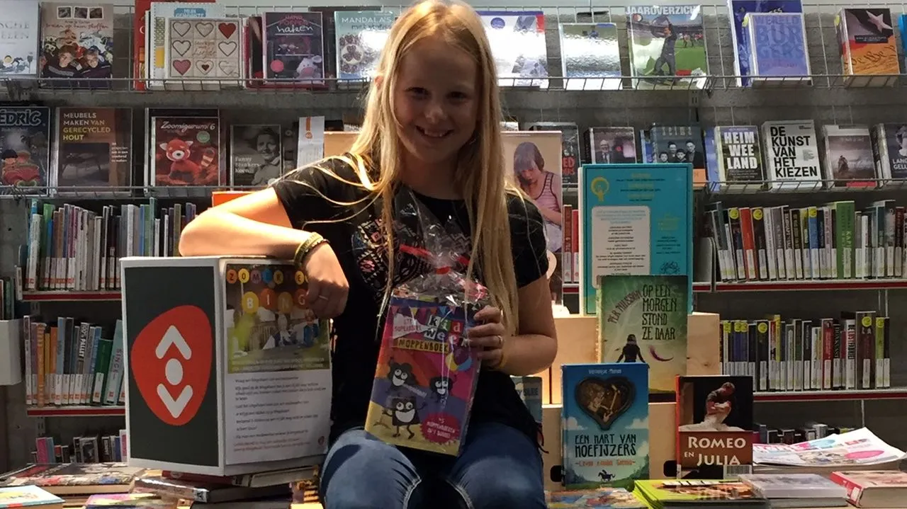 2018 10 10 prijswinnaar eva in bibliotheek nijkerk