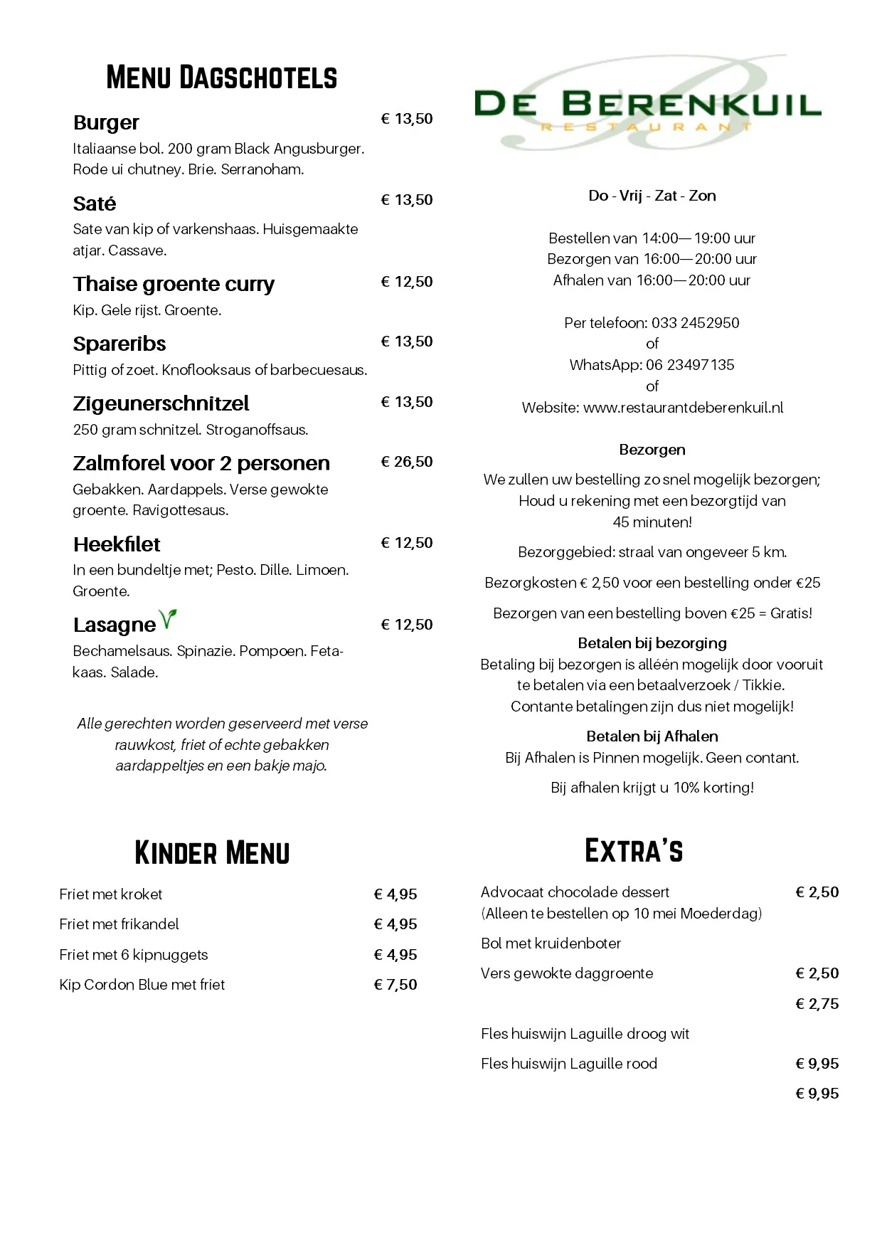 berenkuil bezorgen week 19