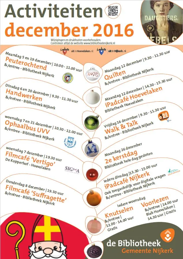 biebactiviteiten december